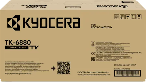 Original Kyocera TK-6880 / 1T0C2V0NL1 Toner Schwarz