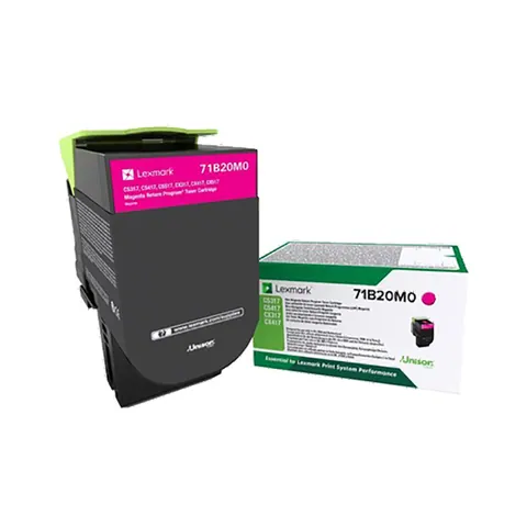 Original Lexmark 71B20M0 Toner Magenta