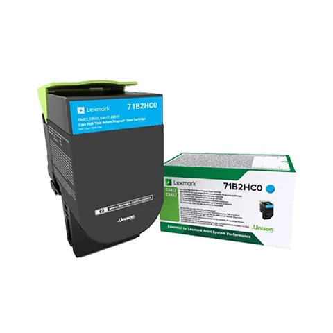 Original Lexmark 71B2HC0 Toner Cyan