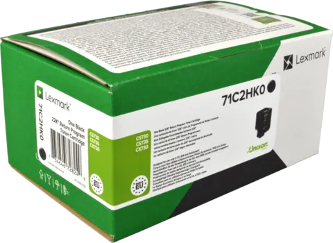 Original Lexmark 71C2HK0 / CS/CX730/CS735 Toner Schwarz