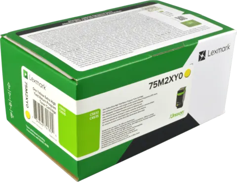 Original Lexmark 75M2XY0 / CS632/CX635 Toner Gelb