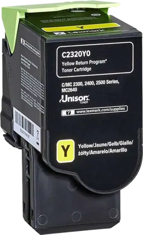 Original Lexmark C2320Y0 Toner Yellow