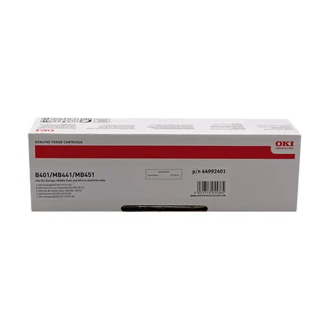 Original OKI 44992401 Toner Schwarz