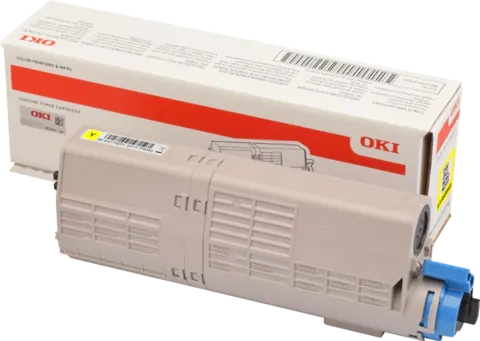 Original OKI 46490401 Toner Yellow