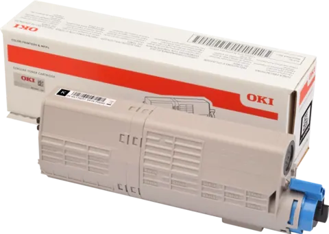 Original OKI 46490404 Toner Schwarz