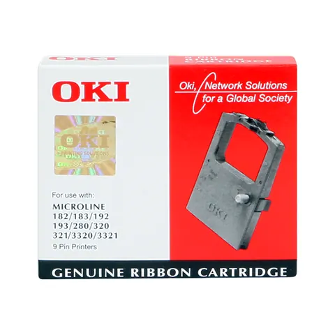 Original OKI 09002303 (182/3321) Farbband Schwarz