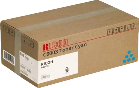 Original Ricoh C8003C (842195) Toner Cyan