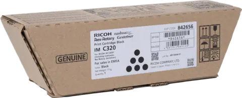 Original Ricoh IM C320 / 842656 Toner Schwarz