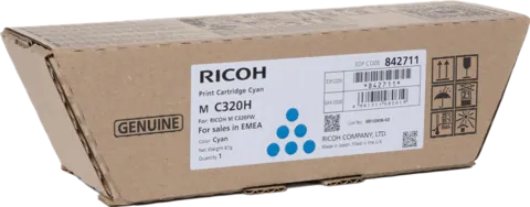 Original Ricoh M C320H / 842711 Toner Cyan