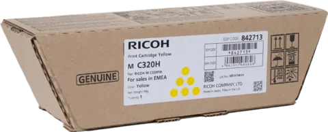 Original Ricoh M C320H / 842713 Toner Gelb