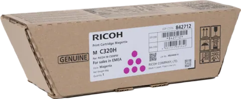 Original Ricoh M C320H / 842712 Toner Magenta