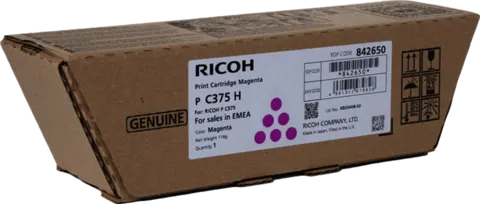 Original Ricoh P C375H / 842650 Toner Magenta