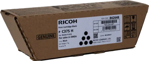 Original Ricoh P C375H / 842648 Toner Schwarz