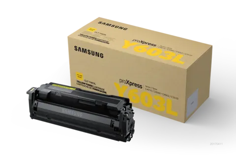 Original Samsung CLT-Y603L / Y603L Toner Gelb