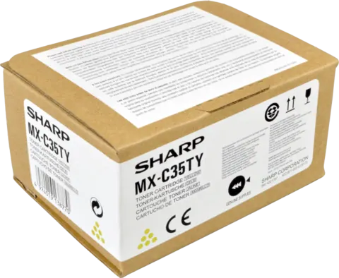 Original Sharp MX-C35TY Toner Gelb