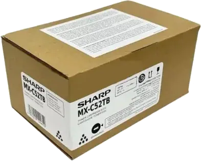 Original Sharp MX-C52TB Toner Schwarz