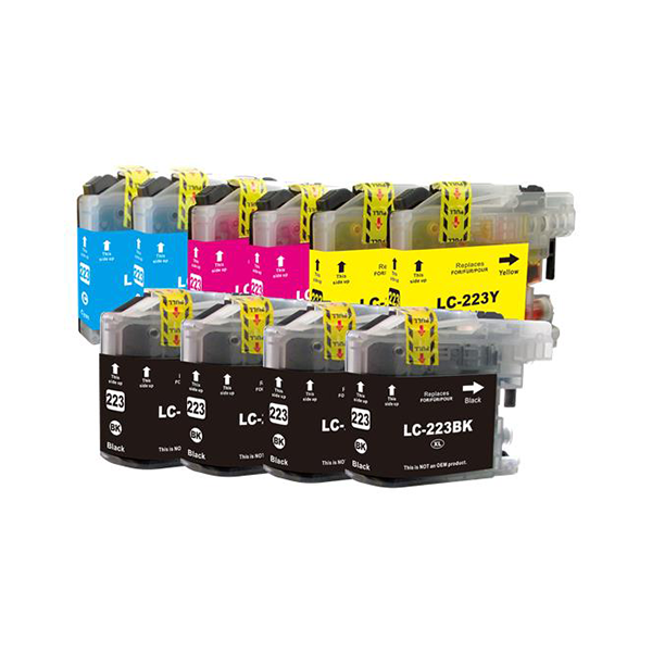Kompatibel zu Brother LC-223 Spar-Set 4BK,2C,2M,2Y (10 Stk.)