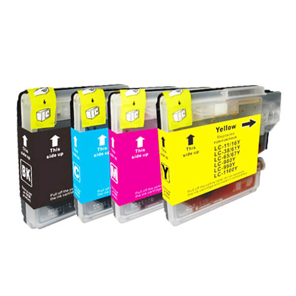 Kompatibel zu Brother LC-1100XL Tinten Spar-Set (4 Stk.)