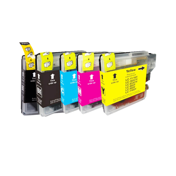 Kompatibel zu Brother LC-1100XL Tinte Spar-Set (5 Stk.)