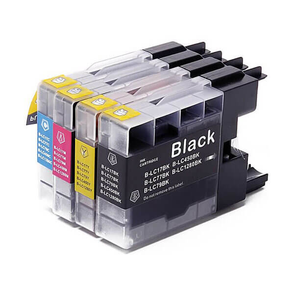 Kompatibel zu Brother LC-1280 XL Tinten Spar-Set (4 Stk.)