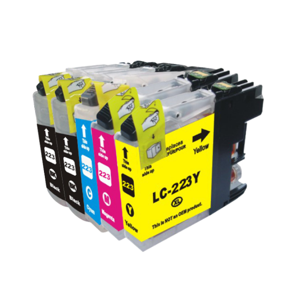 Kompatibel zu Brother LC-223 Spar-Set (5 Stk.)