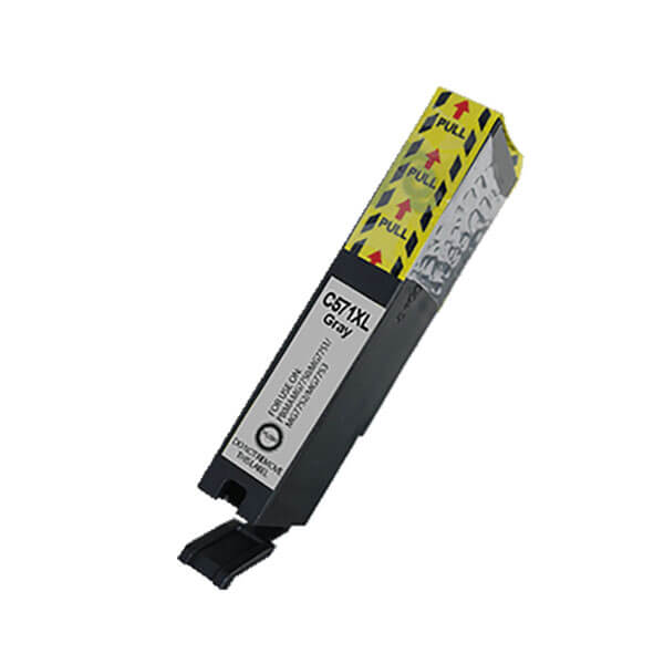 Kompatibel zu Canon (0335C001) CLI-571G XL Tinte Grey