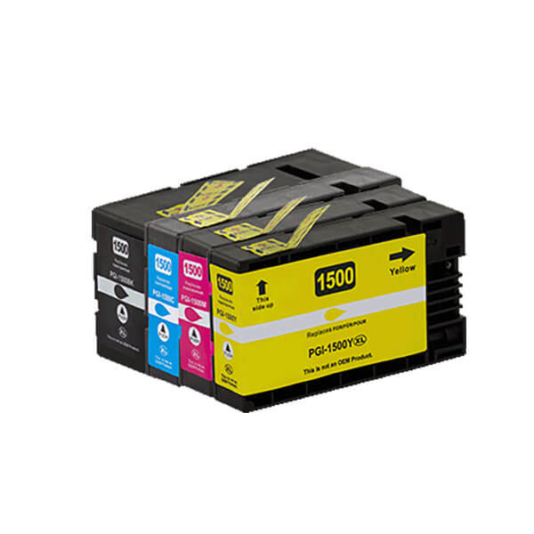 Kompatibel zu Canon PGI-1500 XL Tinten Spar-Set (4 Stk.)