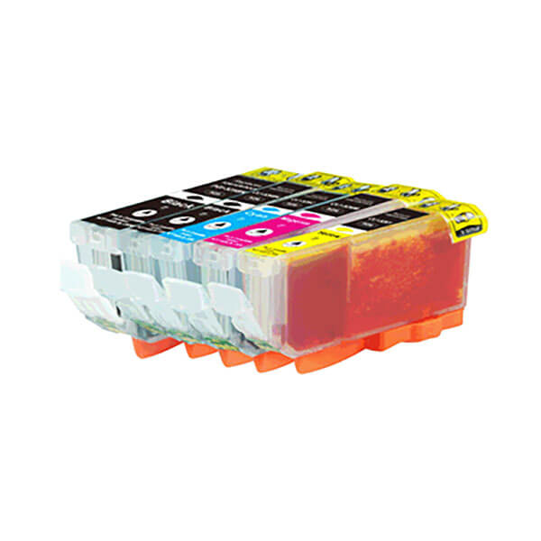 Kompatibel zu Canon PGI-5/CLI-8 Tinten Spar-Set (4 Stk.)