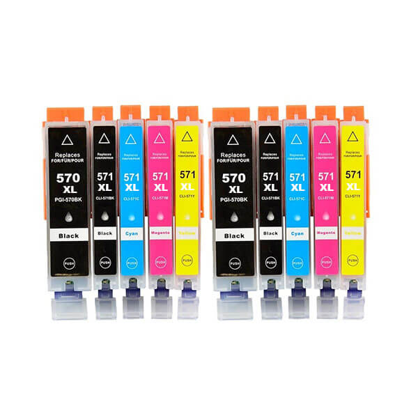Kompatibel zu Canon PGI-570XL/CLI-571XL Tinten Spar-Set (10 Stk.)