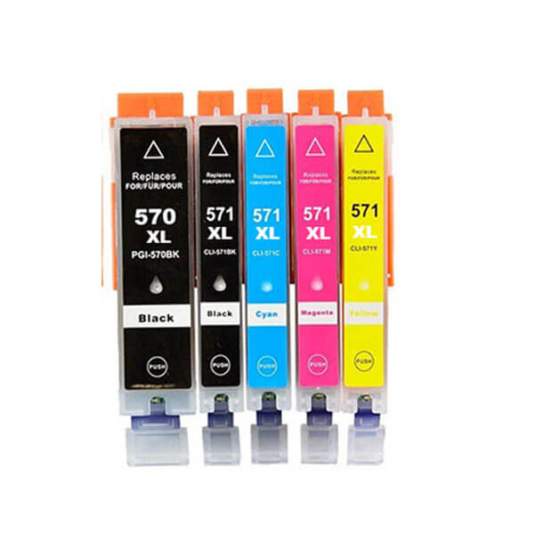 Kompatibel zu Canon PGI-570XL/CLI-571XL Tinten Spar-Set (5 Stk.)