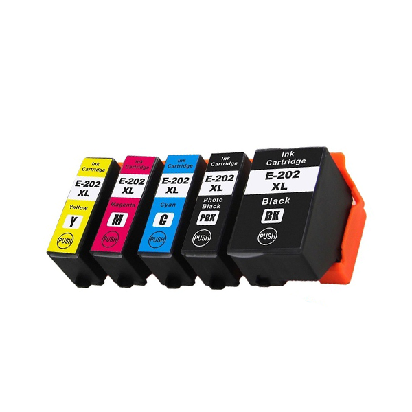 Kompatibel zu Epson 202 XL Tinten Patrone  Spar-Set (5 stk.)
