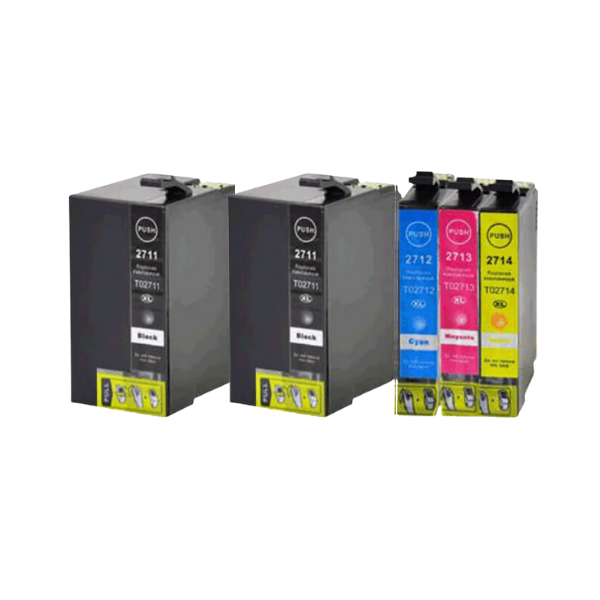 Kompatibel zu Epson T2711 / 27XL Tinten Spar-Set (5 Stk.)