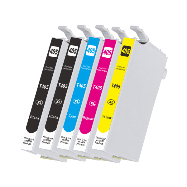 Kompatibel zu Epson 405XL (C13T05H64010) Druckerpatronen Spar-Set 5 Stk.