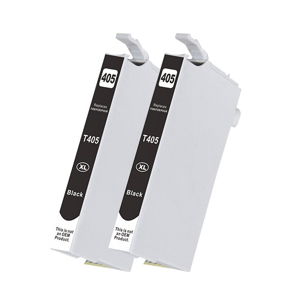 Kompatibel zu Epson 405 XL (C13T05H14010) Druckerpatrone Schwarz 2 Stk.
