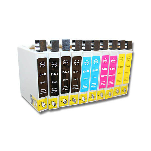 Kompatibel zu Epson T0441-T0444 Tinten Spar-Set (BK,C,M,Y) 10 Stück