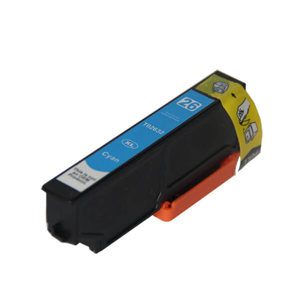 Kompatibel zu Epson 26XL / 2632 (C13T26324010) Tinte Cyan