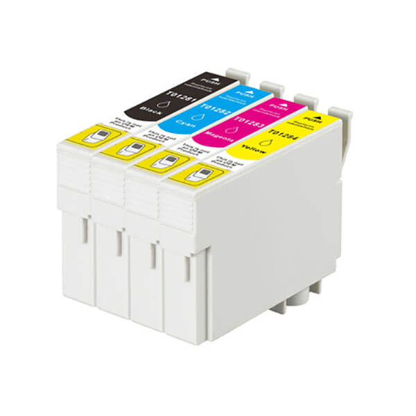 Kompatibel zu Epson (C13T12854012) T1285 Tintenpatrone Spar-Set (4 Stk.)