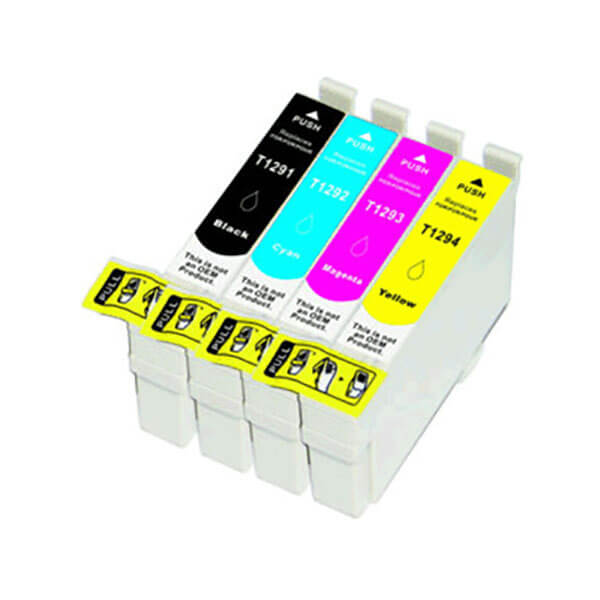 Kompatibel zu Epson T1295 Tintenpatronen Spar-Set (4 Stk.)