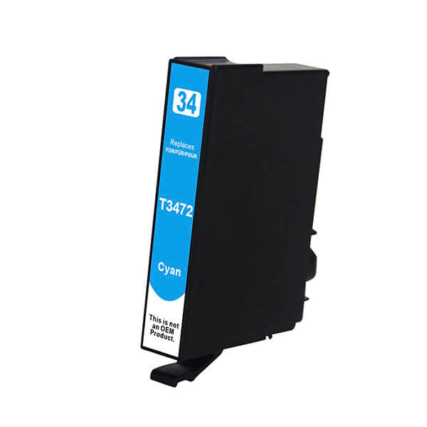 Kompatibel zu Epson 34XL / T3472 (C13T34724010) Tinte Cyan