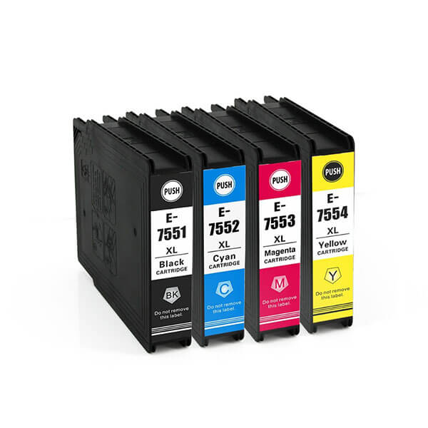 Kompatibel zu Epson T7551-T7554 Tintenpatronen Spar-Set (4 Stk.)