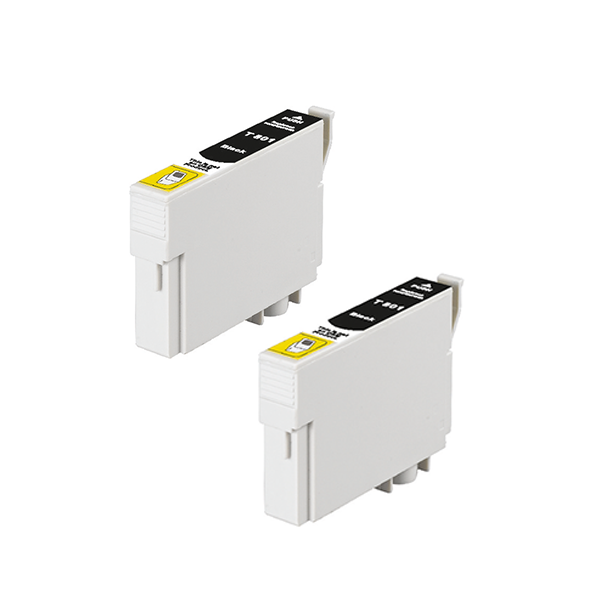 Kompatibel zu Epson T0801 Black 2 Stk
