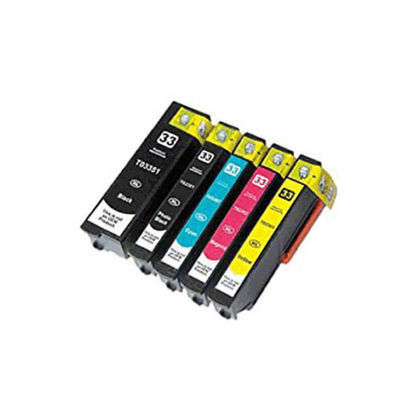 Kompatibel zu Epson 33XL / T3357 Multipack  5 Stk. (C,Y,M,BK,PBK)
