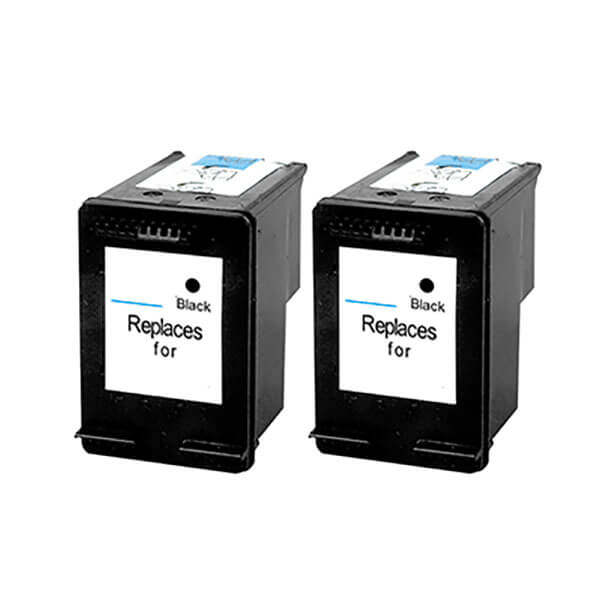 Kompatibel zu HP 302 XL Tinten Schwarz (Doppelpack)