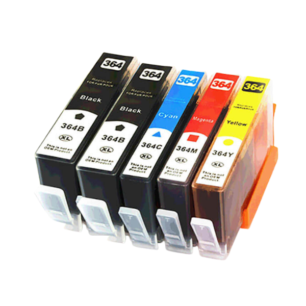 Kompatibel zu HP 364 XL Tinten Spar-Set (5 Stk.)