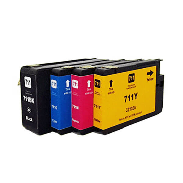 Kompatibel zu HP 711 XL Tinten Spar Set (4 Stk.)