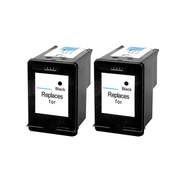 Kompatibel zu HP 901 XL (HP CC654AE) Tinten Black Spar-Set (2 Stk.)