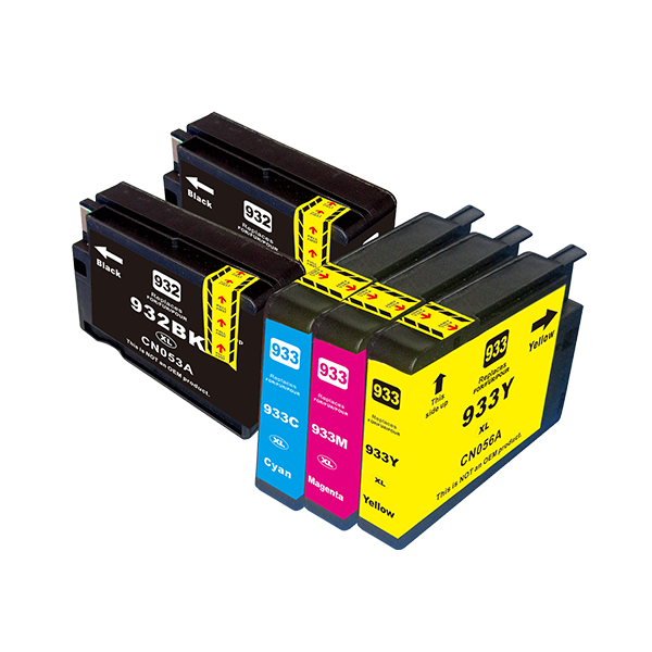 Kompatibel zu HP 932XL/933XL Tinten Spar-Set 5 Stk. (2BK,C,M,Y)