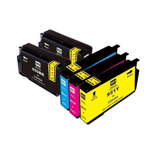Kompatibel zu HP 950XL/951XL Tinten Spar-Set 2BK,C,M,Y (5 Stk.)