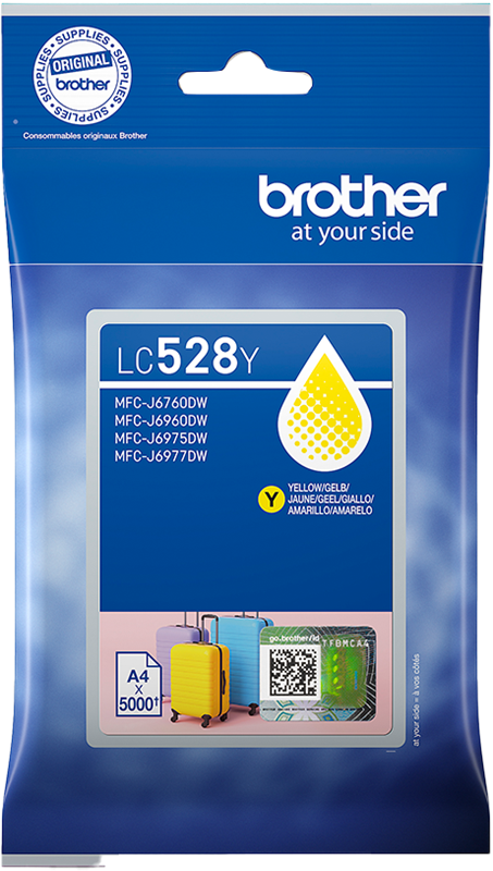 Original Brother LC528Y Druckerpatrone Gelb
