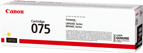 Original Canon 075 y / 6362C002 Toner Gelb